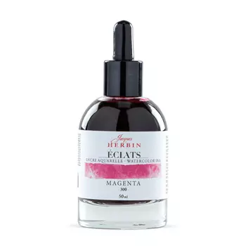 Акварельные чернила Jacques Herbin ?clats, 50 мл, Magenta Маджента