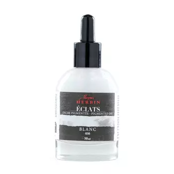 Акварельные чернила Jacques Herbin ?clats, 50 мл, White Белый