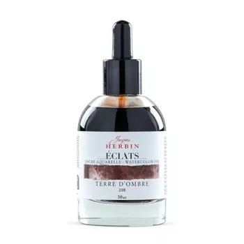Акварельные чернила Jacques Herbin ?clats, 50 мл, Umber Умбра
