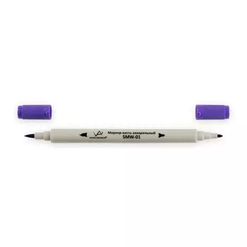 Акварельный маркер-кисть VISTA-ARTISTA 0,8 мм - 2 мм, кисть/круглое тонкое, K307 сине-фиолетовый/Ast