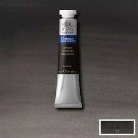 Акварель Winsor&Newton "Cotman" 21 мл Ламповый черный