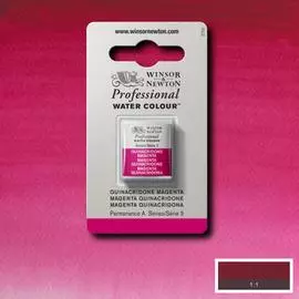 Акварель Winsor&amp;Newton "Professional" в кювете Хинакридоновый пурпурный