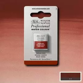 Акварель Winsor&Newton "Professional" в кювете Индийский красный