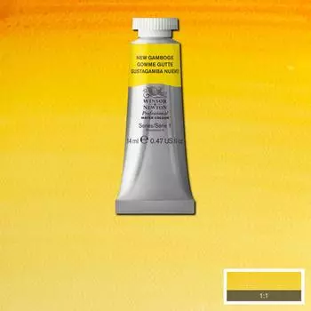 Акварель Winsor&Newton "Professional" в тюбике 14 мл Гуммигут новый