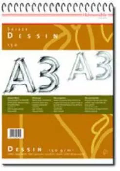 Альбом для эскизов на спирали Hahnemuhle "Dessin" A3 25 л 150 г