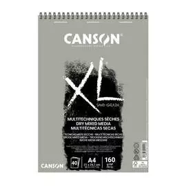 Альбом для графики Canson "SAND GRAIN NATURAL" серая бумага, А4 40л 160 г