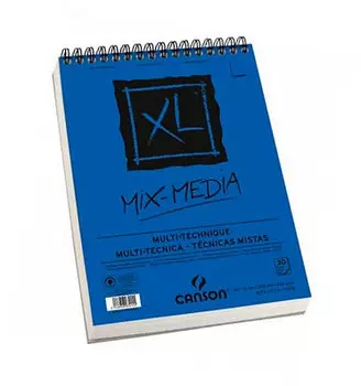 Альбом для различных техник на спирали Canson "XL Mix Media" 29,7х42 см 30 л 300 г