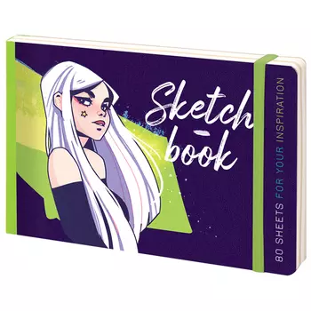 Альбом для рисования Greenwich Line "Street style" А5 80 л 100 г, твердая обложка, карман, доп. лист