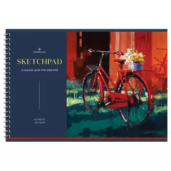 Альбом для рисования на гребне Greenwich Line "About summer" А4 40 л 160 г