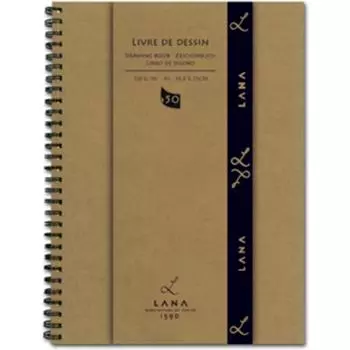 Альбом для рисования на спирали Lana "Livre de Dessin" А5 50 л 150 г