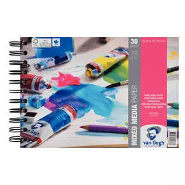 Альбом для смешанных техник на спирали Van Gogh Mix Media A5 30 л 300 г