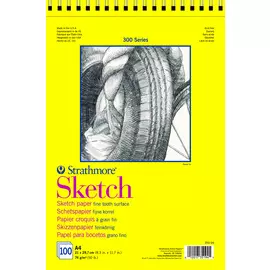 Альбом для зарисовок на спирали Strathmore "300 Series" 21х29,7 см 100 л 74 г