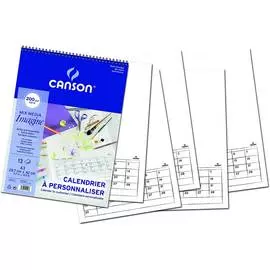 Альбом-календарь для смешанной техники Canson "Imagine" 29,7x42 см 13 л 200 г