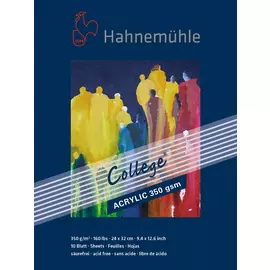 Альбом-склейка для акрила Hahnemuhle "College-Acrylic" 24х32 см 10 л 350 г