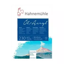 Альбом-склейка для акрила и масла Hahnemuhle "Ol/Acryl" 18х24 см 10 л 230 г