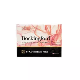Альбом-склейка для акварели Bockingford H.P. мелкое зерно 18х13 см 12 л 300 г белый