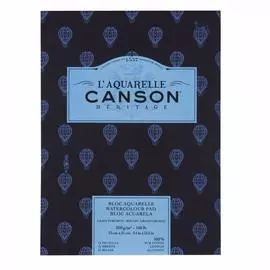 Альбом-склейка для акварели Canson "Heritage" Torchon 12 л 300 г
