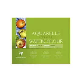 Альбом-склейка для акварели Clairefontaine "Etival" Torchon 18х24 см 25 л 300 г 100% целлюлоза