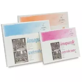 Альбом-склейка для акварели Lana "Lanaquarelle" Satin