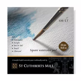 Альбом-склейка для акварели SMLT Watercolor pad Square 30х30 20 л 260 г