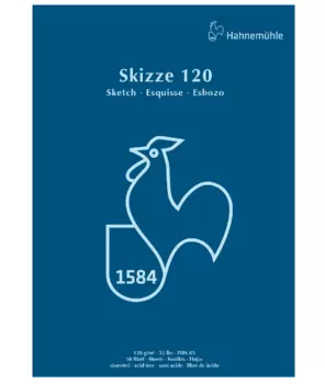 Альбом-склейка для эскизов Hahnemuhle "Петух" 50 л 120 г