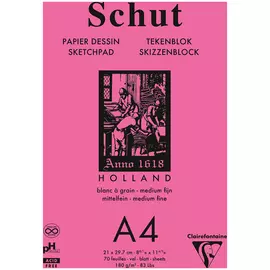 Альбом-склейка для эскизов и зарисовок Clairefontaine "Petit Grain" А4 70 л 180 г, среднее зерно