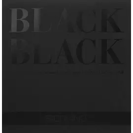 Альбом-склейка для набросков Fabriano "BlackBlack" 20х20 см 20 л 300 г