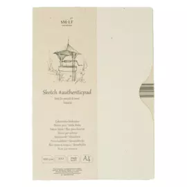 Альбом-склейка для набросков SMLT Authentic Natural А4 100 л 100 г в папке