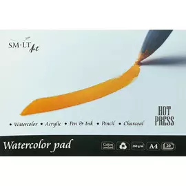 Альбом SMLT Art Watercolor Art А4 20 л 260 г, сатин, твердая обложка