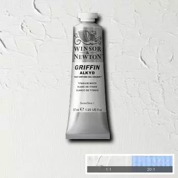 Алкидная краска Winsor &amp; Newton "Griffin" 37 мл Белый титан