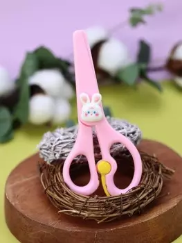 Безопасные ножницы "Bunny friend", pink