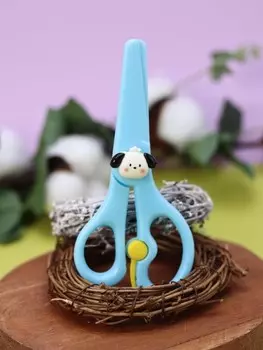 Безопасные ножницы "Dog friend", blue