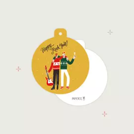 Бирка "Happy Rock Year"