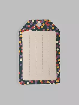 Бирка "Конфетти зеленая"