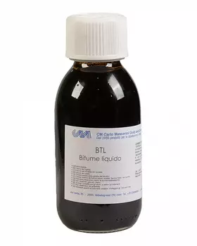 Битум жидкий Masserini 125 мл, стеклянная бутылка