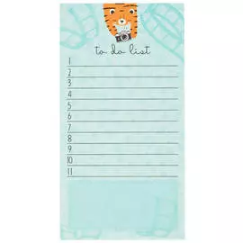 Блок для записей, склейка (To Do list) MESHU "Savannah", 8,0*15,0 см, 50 л