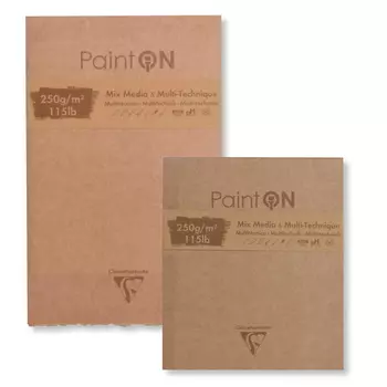 Блок-склейка Clairefontaine "Paint'On" 50 л 250 г, неровный край