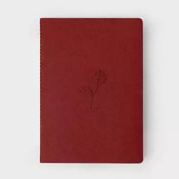 Блокнот "Ботаника-2" Красный
