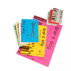 Блокнот-cклейка для сухих техник Clairefontaine "Graft it"