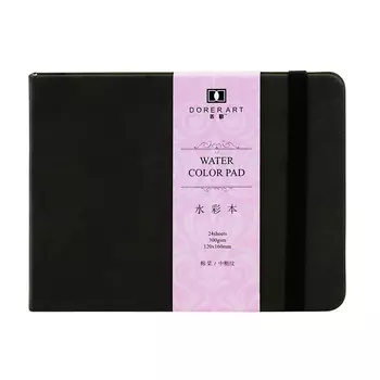 Блокнот для акварели Potentate Watercolor Handbook 12x16 см 24 л 300 г, хлопок 50%