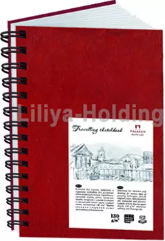 Блокнот для эскизов Лилия Холдинг "Travelling sketchbook" А6 62 л 130 г Портрет красный