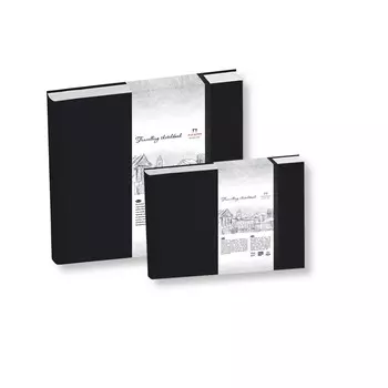 Блокнот для эскизов Лилия Холдинг "Travelling sketchbook" 80 л 130 г Черный