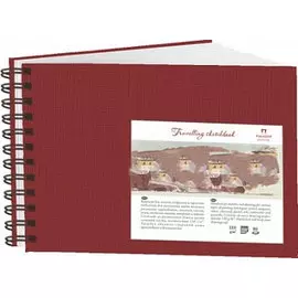 Блокнот для эскизов Лилия Холдинг "Travelling sketchbook" А5 80 л 130 г Ландшафт гранатовый