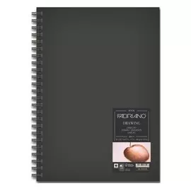 Блокнот для эскизов на спирали Fabriano "Drawing Book" 21x29,7 см 60 л 160 г твердая обложка