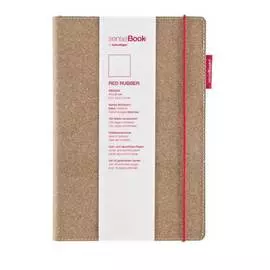 Блокнот для эскизов SenseBook "Red Rubber M" 14x21 см в линейку
