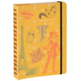 Блокнот для эскизов "SketchBook" на спирали 144 стр №1 желтый