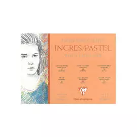 Блокнот для пастели Clairefontaine "Ingres" Белый 18х24 см 25 л 130 г