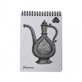 Блокнот для пастели Лилия Холдинг "Premium" А4 30 л на пружине (белый лед) "Ice"