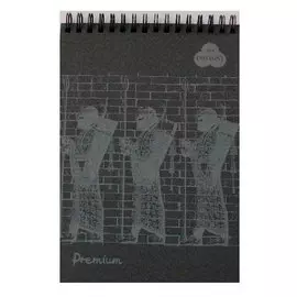 Блокнот для пастели Лилия Холдинг "Premium" А4 30 л на пружине (черный) "Ground"