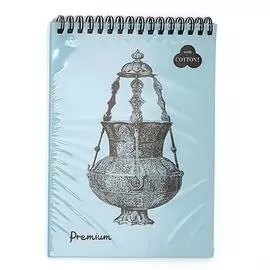 Блокнот для пастели Лилия Холдинг "Premium" А5 30 л на пружине (голубой) "Bluemarine"